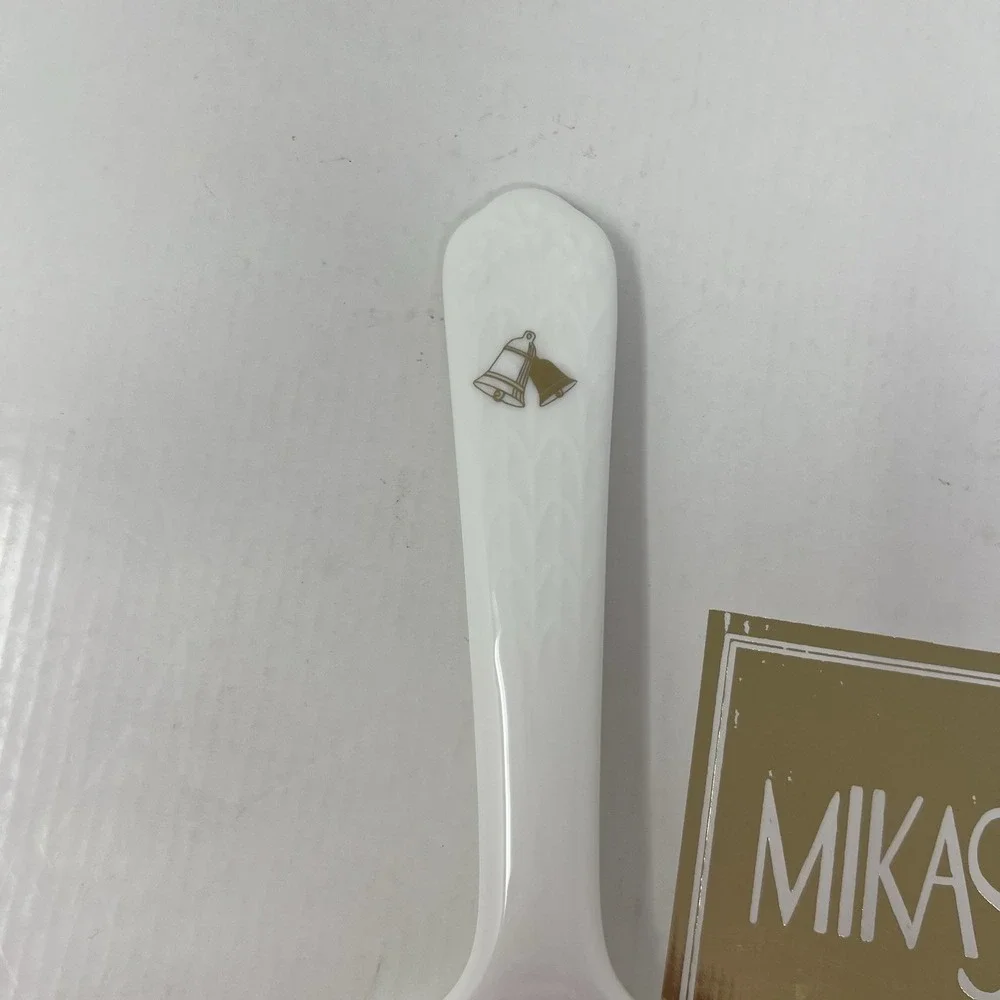 Mikasa‎ Christmas  Cake Plate and Server Holiday Angel Heavenly Joy Open Box